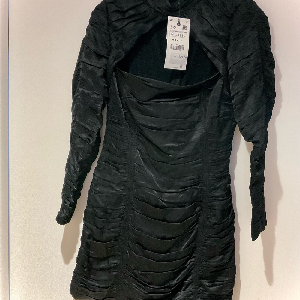 ZARA  Dressy black dress. Brand new